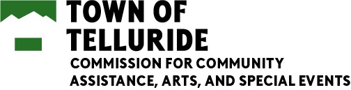 Town of Telluride Commission for Community Assistance, Arts, and Special Events logo