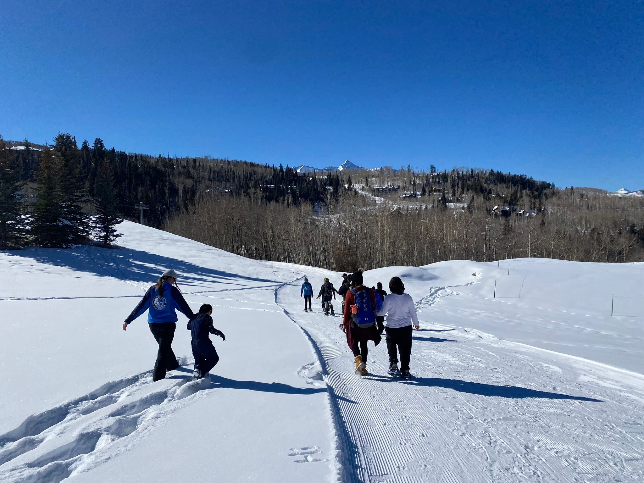 Snowshoeing
