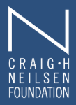 Screenshot 2025-07-09 084646 Craig H. Neilsen Foundation logo with a bold white geometric design and the foundation name in uppercase letters on a blue background.